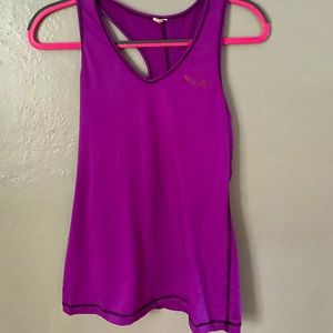 Purple Fila Workout Tank